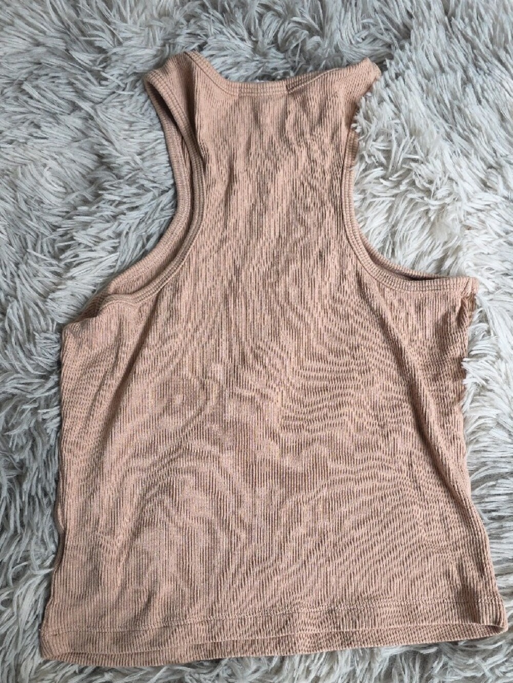 LNA Ribbed Tank Top - Beige - Picture 4 of 4